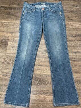 Candie’s Bootcut Flare Jeans Women’s Approx Size‎ 12 Medium Wash Stretch Denim